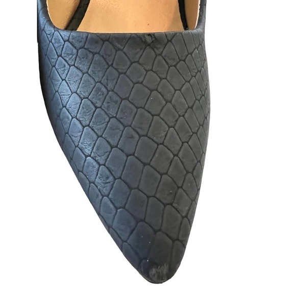 Diba London 3.5" Heels Black Snake Pattern "Beth"  6.5 - Picture 6 of 8